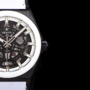 ZENITH Defy Classic 49.9005.670/11.R943 LF 1:1 Best Edition White Bezel Skeleton White Dial on White Nylon Strap - Super Clone Watch | 1:1 Best Version
