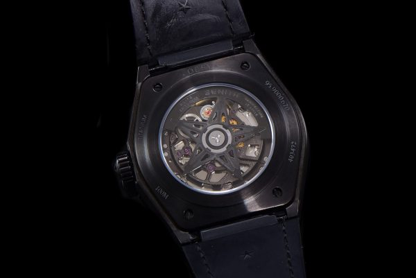 ZENITH Defy Classic 49.9000.670/78.R782 PVD LF 1:1 Best Edition Skeleton Black Dial on Black Rubber Strap - Super Clone Watch | 1:1 Best Version