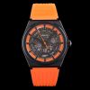 ZENITH Defy Classic 49.9001.670PVD LF 1:1 Best Edition Skeleton Orange Dial on Orange Rubber Strap - Super Clone Watch | 1:1 Best Version