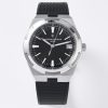 VC Overseas 4500V SS MKSF 1:1 Best Edition Black Dial on Black Rubber Strap - Super Clone Watch | 1:1 Best Version