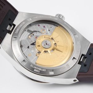 VC Overseas 4500V SS MKSF 1:1 Best Edition Brown Dial on Brown Rubber Strap - Super Clone Watch | 1:1 Best Version