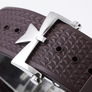 VC Overseas 4500V SS MKSF 1:1 Best Edition Brown Dial on Brown Rubber Strap - Super Clone Watch | 1:1 Best Version
