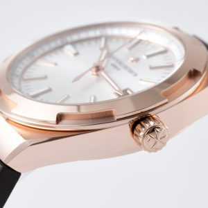VC Overseas 4500v GR MKSF 1:1 Best Edition Hvid urskive på sort gummirem - Super Clone Watch | 1:1 Best Version