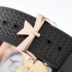 VC Overseas 4500v GR MKSF 1:1 Best Edition Hvid urskive på sort gummirem - Super Clone Watch | 1:1 Best Version