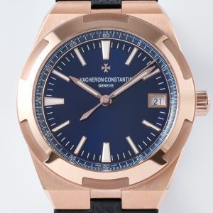 VC Overseas 4500V GR MKSF 1:1 Best Edition Blue Dial on Black Rubber Strap - Super Clone Watch | 1:1 Best Version