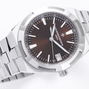VC Overseas 4500V/110A-B146 SS MKSF 1:1 Best Edition Cadran maro pe brățară SS A5100 - Super Clone Watch | 1:1 Best Version