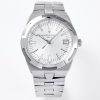 VC Overseas 4500V/110A-B126 SS MKSF 1:1 Best Edition White Dial on SS Bracelet A5100 - Super Clone Watch | 1:1 Best Version
