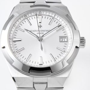VC Overseas 4500V/110A-B126 SS MKSF 1:1 Best Edition White Dial on SS Bracelet A5100 - Super Clone Watch | 1:1 Best Version