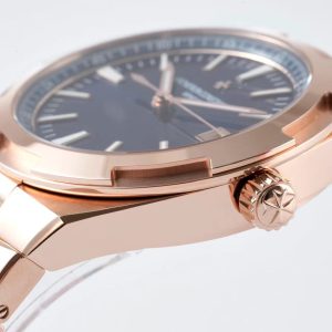 VC Overseas 4500V RG MKSF 1:1 Best Edition Blue Dial on RG Bracelet A5100 - Super Clone Watch | 1:1 Best Version