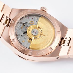 VC Overseas 4500v RG MKSF 1:1 Best Edition White Dial on RG Bracelet A5100 - Super Clone Watch | 1:1 Best Version