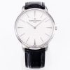 VC Patrimony 81180 SS MKSF 1:1 Best Edition White Dial on Black Leather - Super Clone Watch | 1:1 Best Version