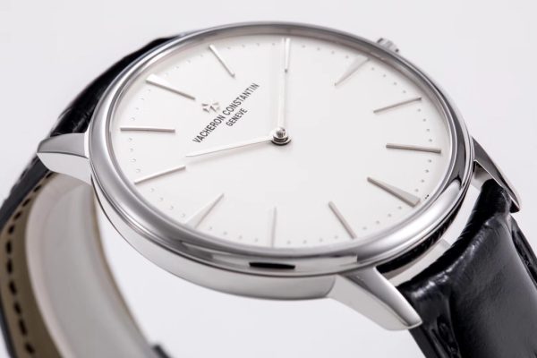 VC Patrimony 81180 SS MKSF 1:1 Best Edition White Dial on Black Leather - Super Clone Watch | 1:1 Best Version