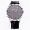 VC Patrimony 81180 SS MKSF 1:1 Best Edition Gray Dial on Black Leather - Super Clone Watch | 1:1 Best Version