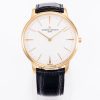 VC Patrimony 81180 RG MKSF 1:1 Best Edition White Dial on Brown Leather - Super Clone Watch | 1:1 Best Version