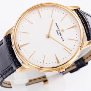 VC Patrimony 81180 RG MKSF 1:1ベストエディション ホワイトダイアル ブラウンレザー - スーパークローンウォッチ｜1:1ベストバージョン