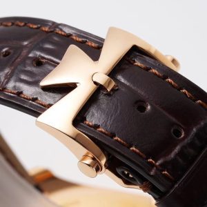 VC Fiftysix Complete Calendar 4000E RG 40mm ZF 1:1 Best Edition Brorn Dial on Brown Leather Strap - Super Clone Watch | 1:1 Best Version