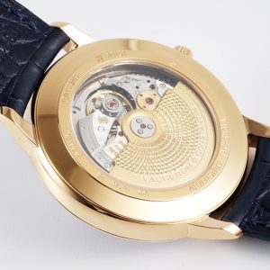 VC Patrimony Date 85180 RG PPF 1:1 Best Edition Blue Dial on Blue Leather Strap - Super Clone Watch | 1:1 Best Version