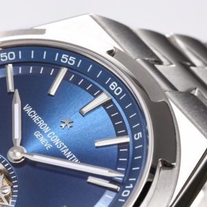 VC Overseas Tourbillon Ref 6000V/110A-B544 SS BBRF 1:1 Best Edition Blue Dial on SS Bracelet Tourb - Super Clone Watch | 1:1 Best Version