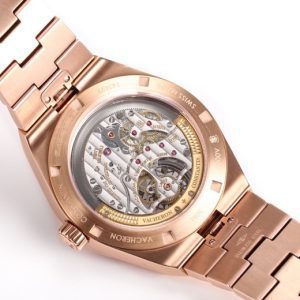 VC Overseas Tourbillon Ref 6000V RG BBRF 1:1 Best Edition Quadrante blu su bracciale RG Tourb - Orologio super clone | 1:1 Best Version