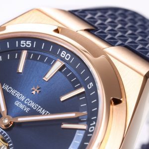 VC Overseas Tourbillon Ref 6000V/ BBRF 1:1 Best Edition Μπλε καντράν σε μπλε λουράκι από καουτσούκ Tourb - Super Clone Watch | 1:1 Best Version