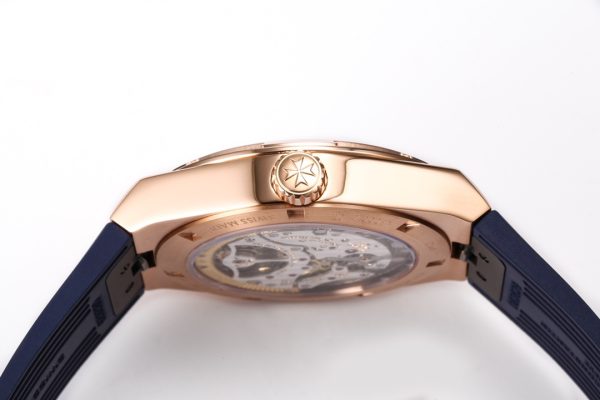 VC Overseas Tourbillon Ref 6000V/ BBRF 1:1 Best Edition Μπλε καντράν σε μπλε λουράκι από καουτσούκ Tourb - Super Clone Watch | 1:1 Best Version