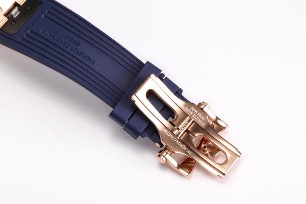 VC Overseas Tourbillon Ref 6000V/ BBRF 1:1 Best Edition Μπλε καντράν σε μπλε λουράκι από καουτσούκ Tourb - Super Clone Watch | 1:1 Best Version