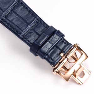 VC Overseas Tourbillon Ref 6000V RG BBRF 1:1 Best Edition Blaues Zifferblatt auf schwarzem Lederarmband Tourb - Super Clone Watch | 1:1 Best Version