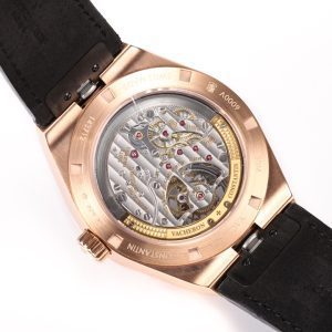 VC Overseas Tourbillon Ref 6000V RG BBRF 1:1 Best Edition Blaues Zifferblatt auf schwarzem Lederarmband Tourb - Super Clone Watch | 1:1 Best Version