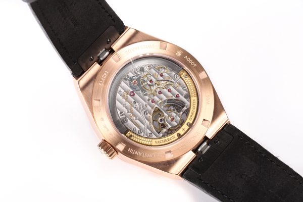 VC Overseas Tourbillon Ref 6000V RG BBRF 1:1 Best Edition Blaues Zifferblatt auf schwarzem Lederarmband Tourb - Super Clone Watch | 1:1 Best Version