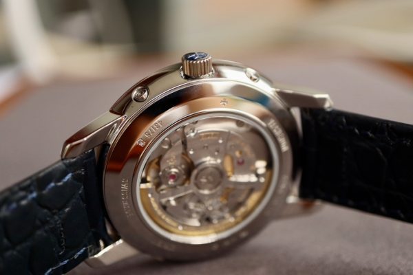 VC Patrimony 43175/000P-B190 SS MXF ホワイトダイアル ブラックレザーストラップ - スーパークローンウォッチ｜1:1ベストバージョン