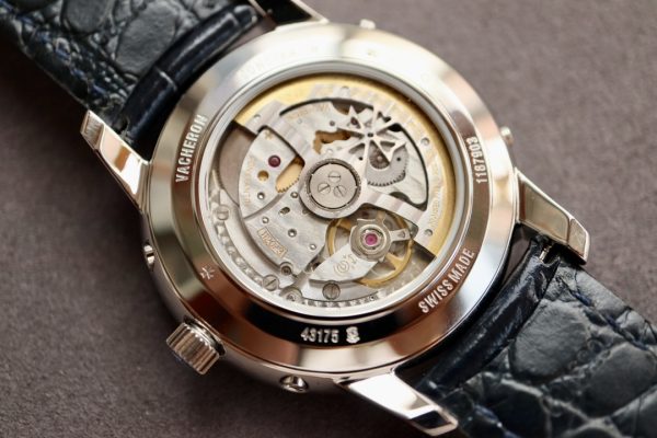 VC Patrimony 43175/000P-B190 SS MXF ホワイトダイアル ブラックレザーストラップ - スーパークローンウォッチ｜1:1ベストバージョン