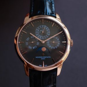 VC Patrimony 43175/000R-B343 RG MXF Black Dial on Black leather strap 1120QP - Super Clone Watch | 1:1 Best Version