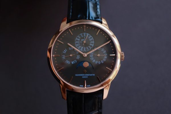 VC Patrimony 43175/000R-B343 RG MXF Black Dial on Black leather strap 1120QP - Super Clone Watch | 1:1 Best Version