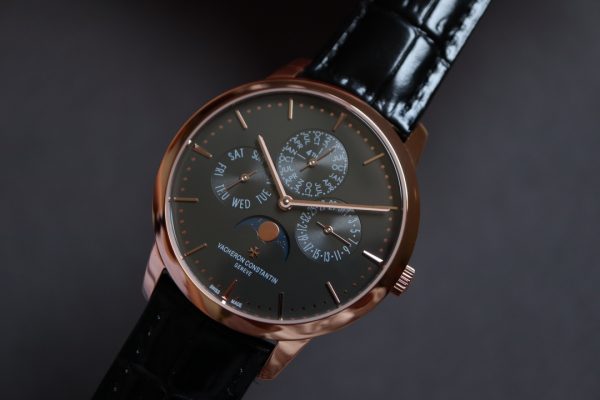 VC Patrimony 43175/000R-B343 RG MXF Black Dial on Black leather strap 1120QP - Super Clone Watch | 1:1 Best Version