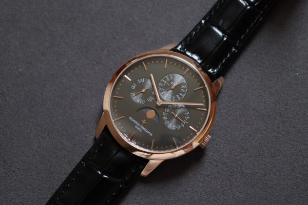 VC Patrimony 43175/000R-B343 RG MXF Black Dial on Black leather strap 1120QP - Super Clone Watch | 1:1 Best Version