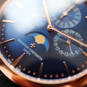 VC Patrimony 43175/000R-9687 RG MXF Blue Dial on Blue leather strap 1120QP - Super Clone Watch | 1:1 Best Version