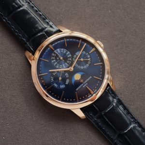 VC Patrimony 43175/000R-9687 RG MXF Blue Dial on Blue leather strap 1120QP - Super Clone Watch | 1:1 Best Version