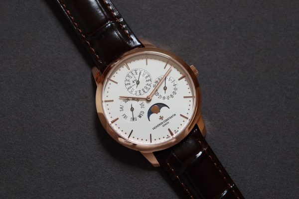 VC Patrimony 43175/000R-9687 RG MXF White Dial on Brown leather strap 1120QP - Super Clone Watch | 1:1 Best Version