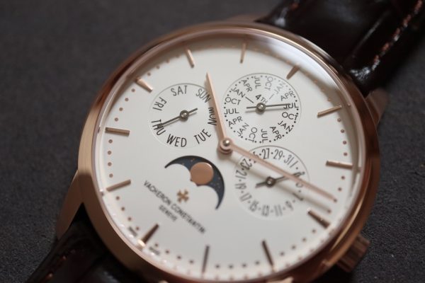 VC Patrimony 43175/000R-9687 RG MXF White Dial on Brown leather strap 1120QP - Super Clone Watch | 1:1 Best Version