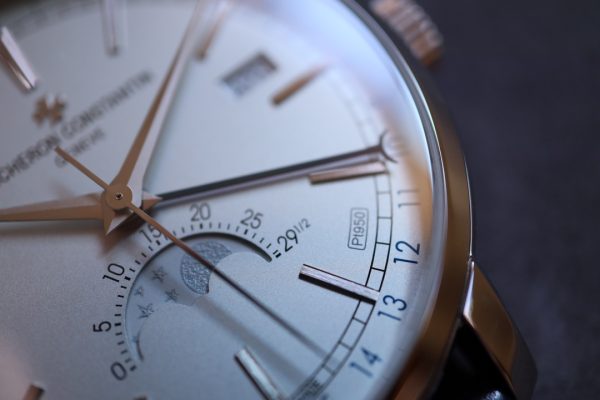VC Traditionnelle 4010T/000P-B345 SS MXF Best Edition Valkoinen kellotaulu mustalla nahkahihnalla A2460QCL - Super Clone Watch | 1:1 Paras versio