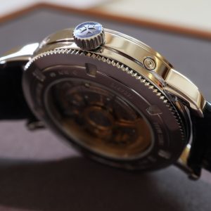 VC Traditionnelle 4010T/000G-B740 SS MXF Best Edition Quadrante grigio su cinturino in pelle nera A2460QCL - Orologio Super Clone | 1:1 Migliore Versione