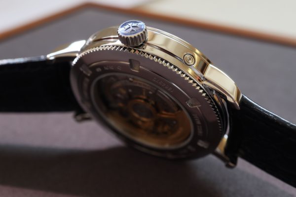VC Traditionnelle 4010T/000G-B740 SS MXF Best Edition Quadrante grigio su cinturino in pelle nera A2460QCL - Orologio Super Clone | 1:1 Migliore Versione