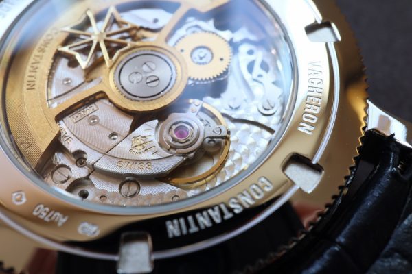 VC Traditionnelle 4010T/000G-B740 SS MXF Best Edition Quadrante grigio su cinturino in pelle nera A2460QCL - Orologio Super Clone | 1:1 Migliore Versione