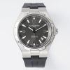 VC Overseas 47040/000W-9500 PPF 1:1 Best Edition Gray Textured Dial on Black Rubber Strap A1226 - Super Clone Watch | 1:1 Best Version