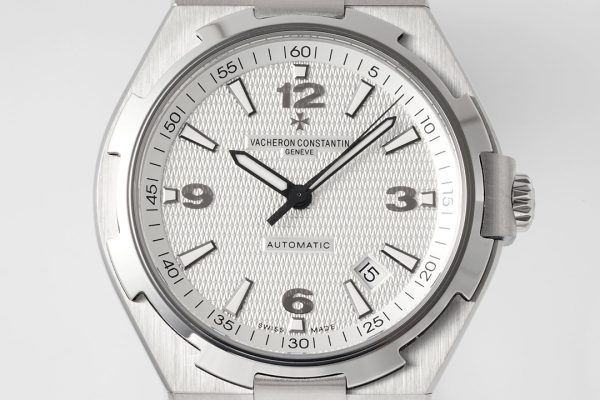VC Overseas 47040/B01A-9093 SS PPF 1:1 Best Edition ブラックラバーストラップ ホワイトテクスチャードダイヤル A1226 - スーパークローン時計｜1:1ベストバージョン