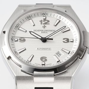 VC Overseas 47040/B01A-9093 SS PPF 1:1 Best Edition ブラックラバーストラップ ホワイトテクスチャードダイヤル A1226 - スーパークローン時計｜1:1ベストバージョン
