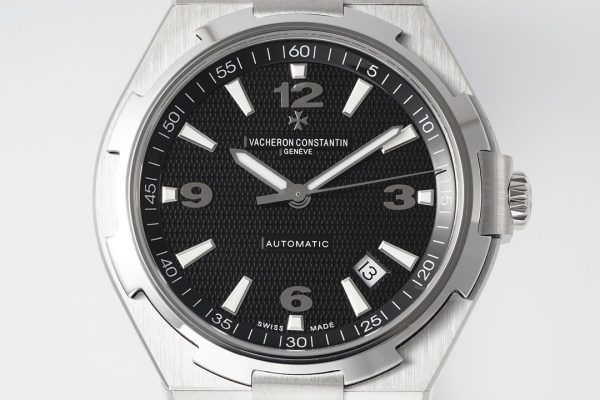VC オーバーシーズ 47040/B01A-9094 SS PPF 1:1 ベスト・エディション ブラック・ラバー・ストラップ ブラック・テクスチャード・ダイヤル A1226 - スーパークローン・ウォッチ｜1:1 ベスト・バージョン