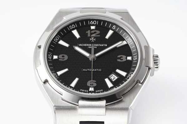 VC オーバーシーズ 47040/B01A-9094 SS PPF 1:1 ベスト・エディション ブラック・ラバー・ストラップ ブラック・テクスチャード・ダイヤル A1226 - スーパークローン・ウォッチ｜1:1 ベスト・バージョン