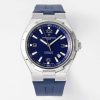VC Overseas 47040/000A-9008 PPF 1:1 Best Edition Blue Textured Dial on Blue Rubber Strap A1226 - Super Clone Watch | 1:1 Best Version