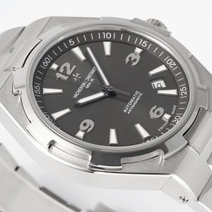 VC Overseas 47040/000W-9500 SS PPF 1:1 Best Edition harmaa kuvioitu Dial SS rannekorun A1226 - Super Clone Watch | 1:1 Paras versio
